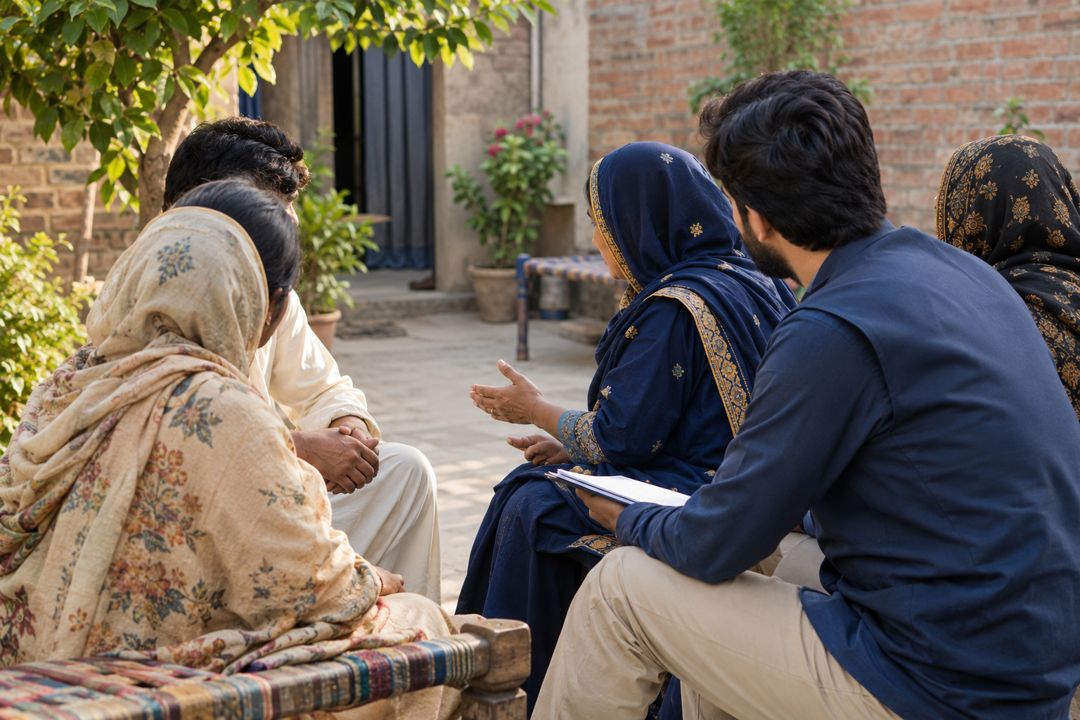 A community gathering that reflects dignity and care
